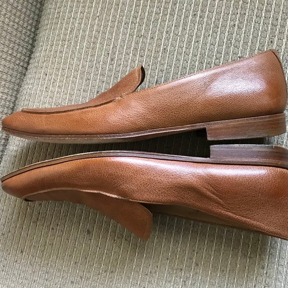 Prada Men\'s Tan Leather Loafers main image 10